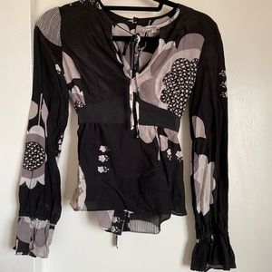Long sleeve blouse